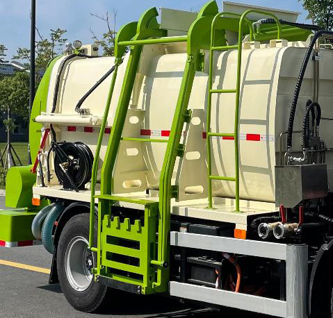 東風凱普特6方純電動高端餐廚垃圾車圖片5